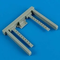 Bf 109E air intake&cover injection f.EDU, 1/48 - Quickboost QB48 456