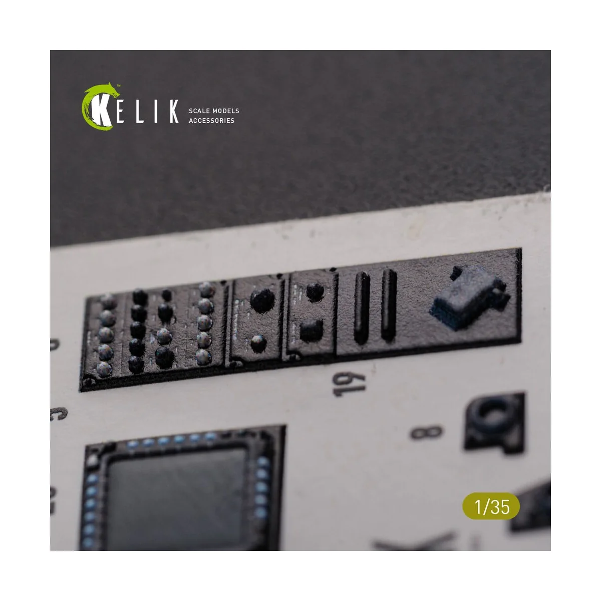 AH-64D Apache interior 3D decals for Meng kit, 1/35 - Kelik K35026