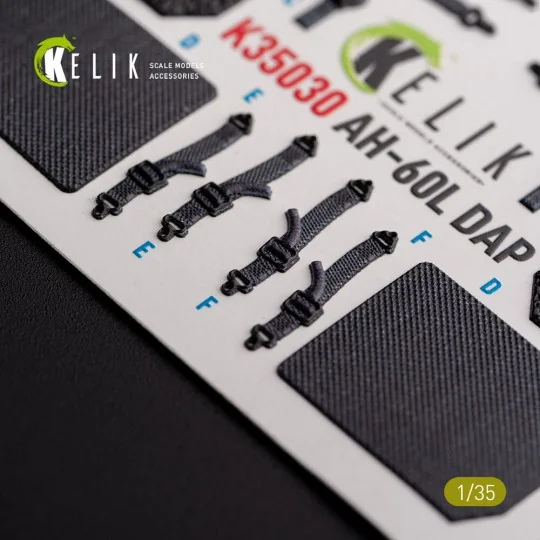 AH-60L DAP interior 3D decals for Academy kit 1/35 - Kelik K35030 AH-60L DAP interior 3D decals for Academy kit 1/35 - Kelik K35030