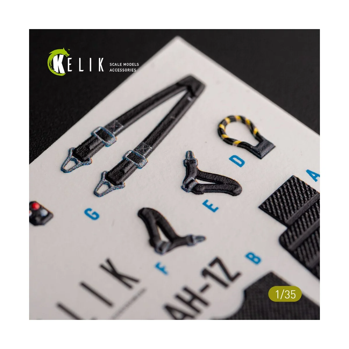 AH-1Z interior 3D decals for Academy kit 1/35 - Kelik K35027