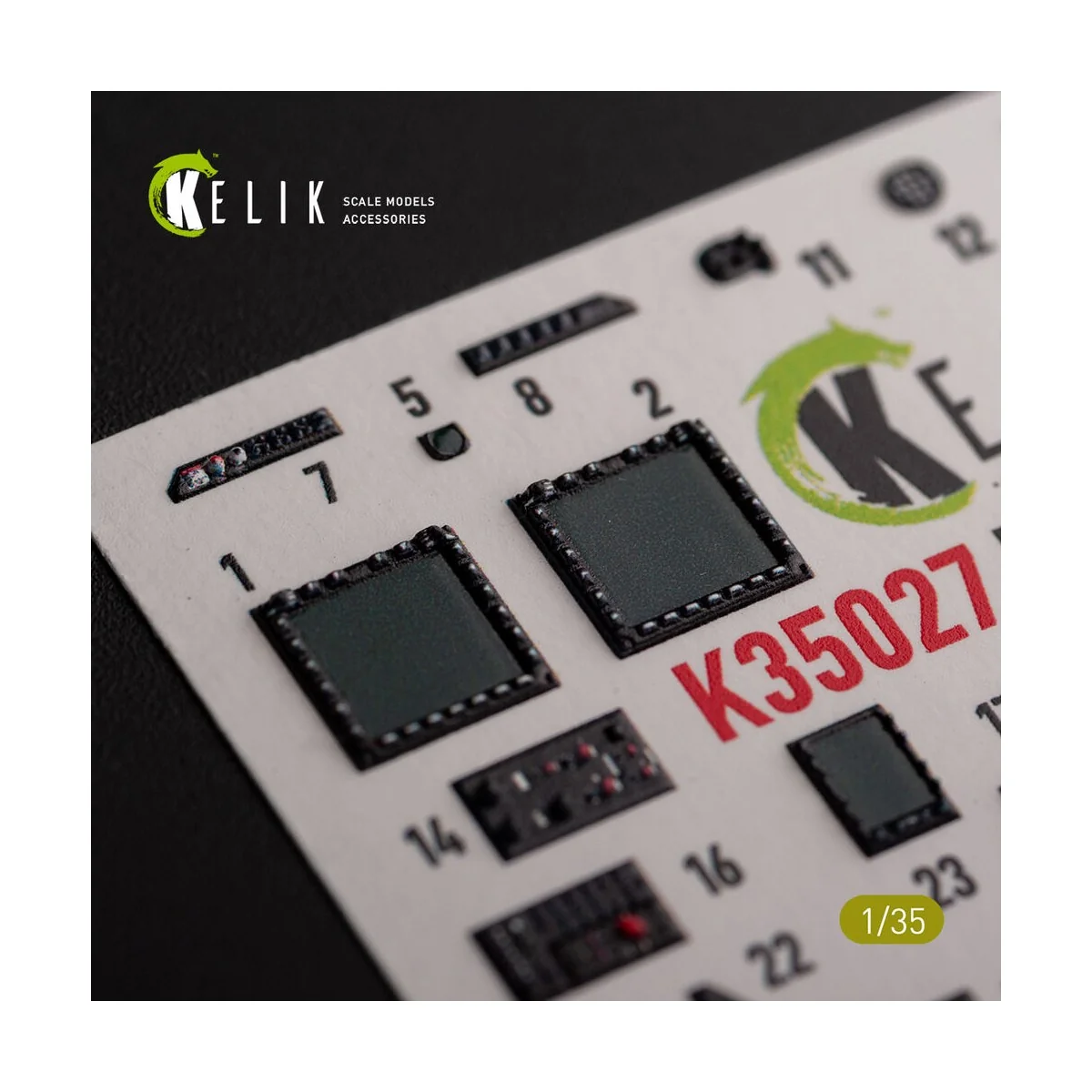 AH-1Z interior 3D decals for Academy kit 1/35 - Kelik K35027