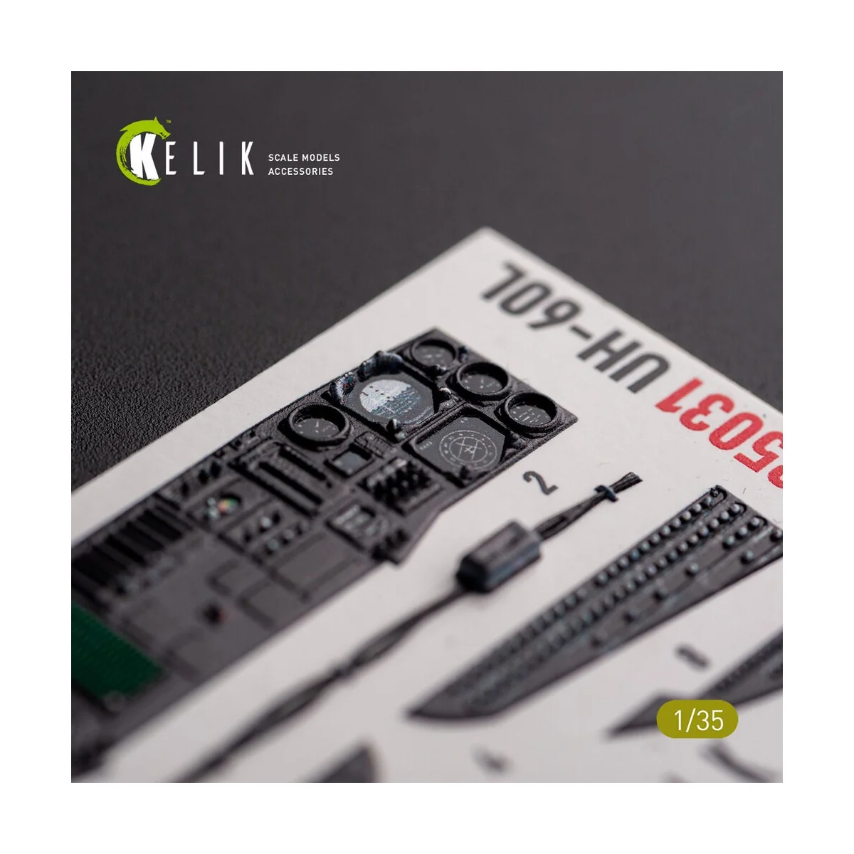 UH-60L interior 3D decals for Academy kit, 1/35 - Kelik K35031