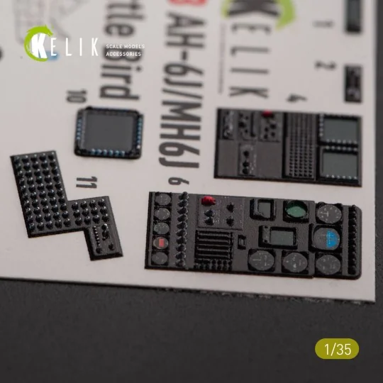 AH-6J/MH6J Little Bird interior 3D decals for Zimi models/KittyHawk... AH-6J/MH6J Little Bird interior 3D decals for Zimi models/KittyHawk...