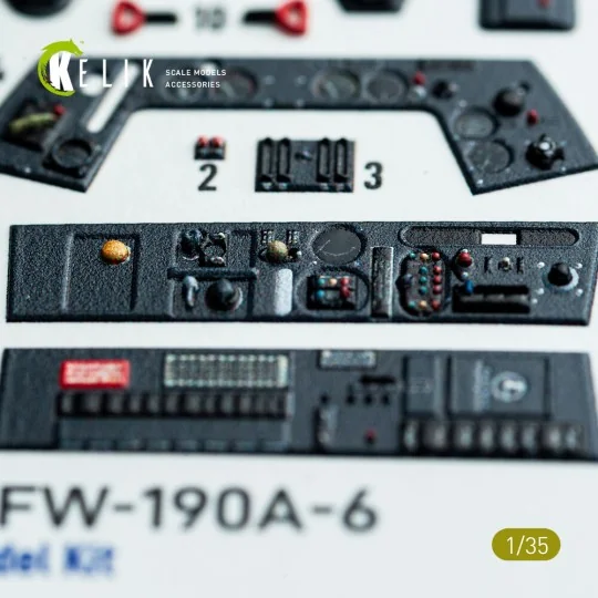FW-190A-6 - interior 3D decals for Border Models kit, 1/35 - Kelik ...