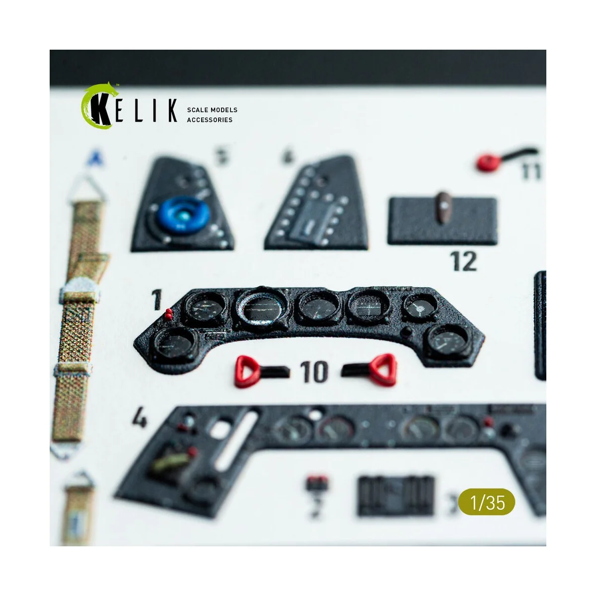 FW-190A-6 - interior 3D decals for Border Models kit 1/35 - Kelik K...