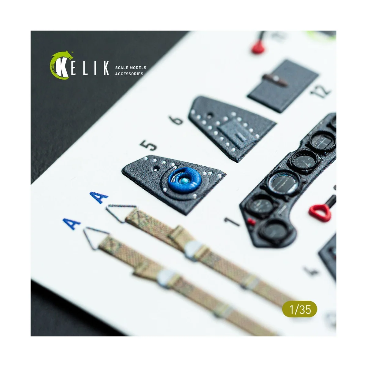 FW-190A-6 - interior 3D decals for Border Models kit 1/35 - Kelik K...