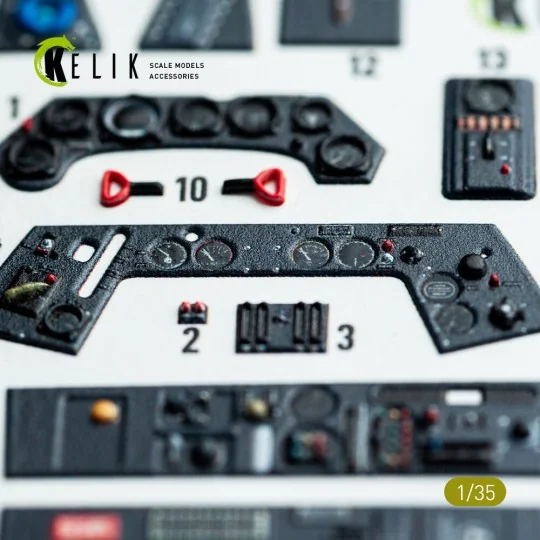 FW-190A-6 - interior 3D decals for Border Models kit, 1/35 - Kelik ...