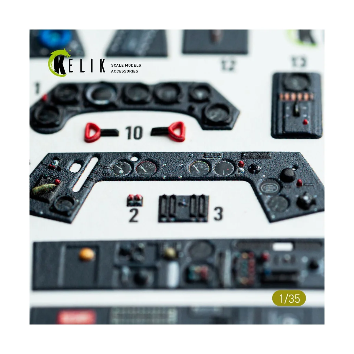 FW-190A-6 - interior 3D decals for Border Models kit 1/35 - Kelik K...