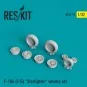 F-104 (F, G) Starfighter wheels set, 1/32 - ResKit Models RS32-0010 F-104 (F, G) Starfighter wheels set, 1/32 - ResKit Models RS32-0010