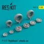 F-117 Nighthawk (weighted) wheels set 1/32 - ResKit Models RS32-0016