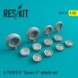 A-7 (A,B,C,E) Corsair II (weighted) wheels set 1/32 - ResKit Models...
