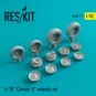 A-7D Corsair II (weighted) wheels set, 1/32 - ResKit Models RS32-0019