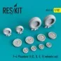 F-4 (C,D,E,F) Phantom II wheels set 1/32 - ResKit Models RS32-0065