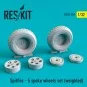 Spitfire (5 spoke) wheels set (weighted), 1/32 - ResKit Models RS32...