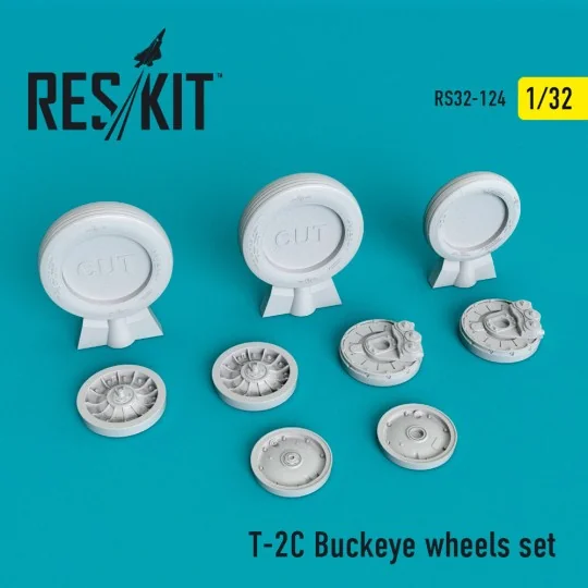 T-2C Buckeye wheels set 1/32 - ResKit Models RS32-0124