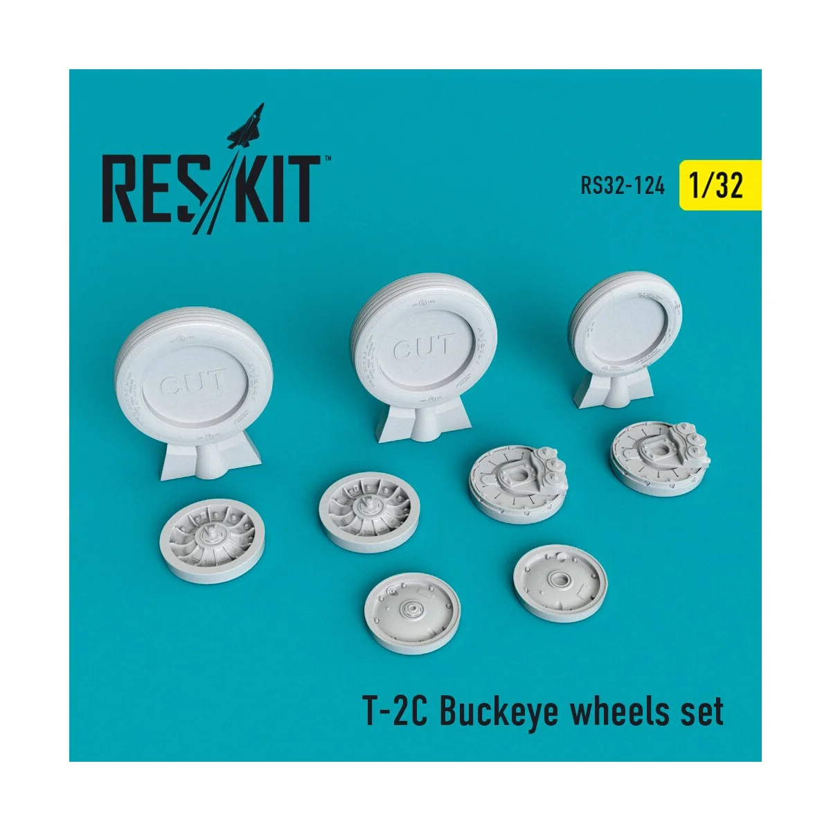 T-2C Buckeye wheels set 1/32 - ResKit Models RS32-0124