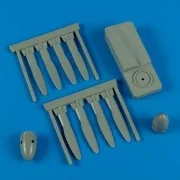 P-61A/B black widow proellers w/tool, 1/48 - Quickboost QB48 470
