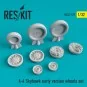 A-4 Skyhawk early version wheels set 1/32 - ResKit Models RS32-0129