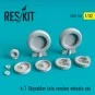 A-1 Skyraider (late version) wheels set 1/32 - ResKit Models RS32-0165