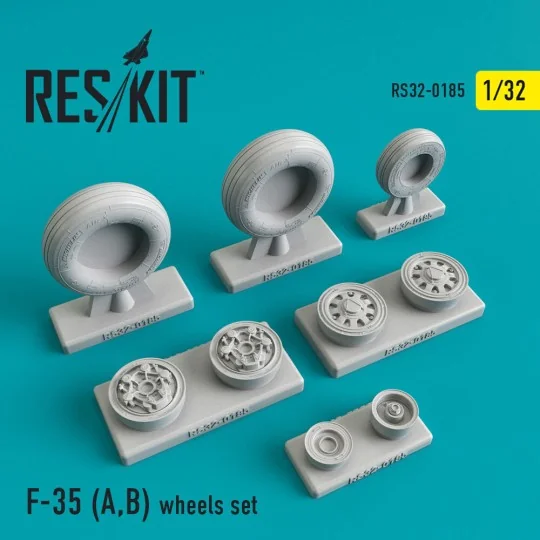 F-35 (A, B) wheels set, 1/32 - ResKit Models RS32-0185