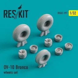 OV-10 Bronco wheels set, 1/32 - ResKit Models RS32-0197