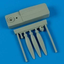 Bf 109E propeller w/tool for Eduard, 1/48 - Quickboost QB48 473