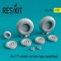 He-111 wheels set late type (weighted) 1/32 - ResKit Models RS32-0286