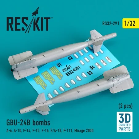 GBU-24B bombs (2 pcs) (A-6, A-10, F-14, F-15, F-16, F/A-18, F-111, ...