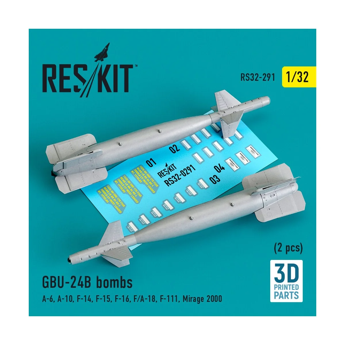 GBU-24B bombs (2 pcs) (A-6, A-10, F-14, F-15, F-16, F/A-18, F-111, ...