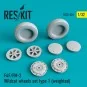 F4F/FM-2 Wildcat wheels set type 1 (weighted), 1/32 - ResKit Models...