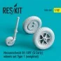 Bf-109 (F, G-early) wheels set type 1 (weighted) 1/32 - ResKit Mode...