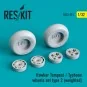 Hawker Tempest/Typhoon wheels set type 2 (weighted), 1/32 - ResKit ... Hawker Tempest/Typhoon wheels set type 2 (weighted), 1/32 - ResKit ...