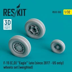 F-15 (C,D) Eagle late (since 2017 - US only) wheels set (weighted) ...