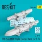 TER-9/A MOD Triple Ejector Rack for F-16 (2 pcs) (3D Printed), 1/32... TER-9/A MOD Triple Ejector Rack for F-16 (2 pcs) (3D Printed), 1/32...