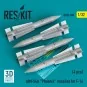 AIM-54A Phoenix missiles for F-14 (4pcs) (3D Printed) 1/32 - ResKit...