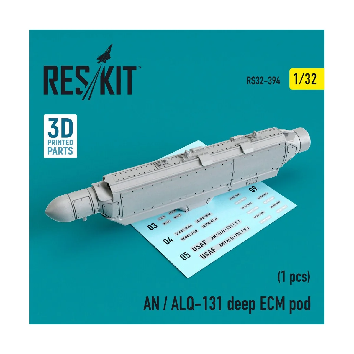 AN / ALQ-131 deep ECM pod (A-7, A-10, F-4, F-16, F-111, C-130) 1/32...