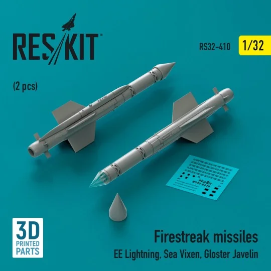 Firestreak missiles (2 pcs) (EE Lightning, Sea Vixen, Gloster Javel... Firestreak missiles (2 pcs) (EE Lightning, Sea Vixen, Gloster Javel...
