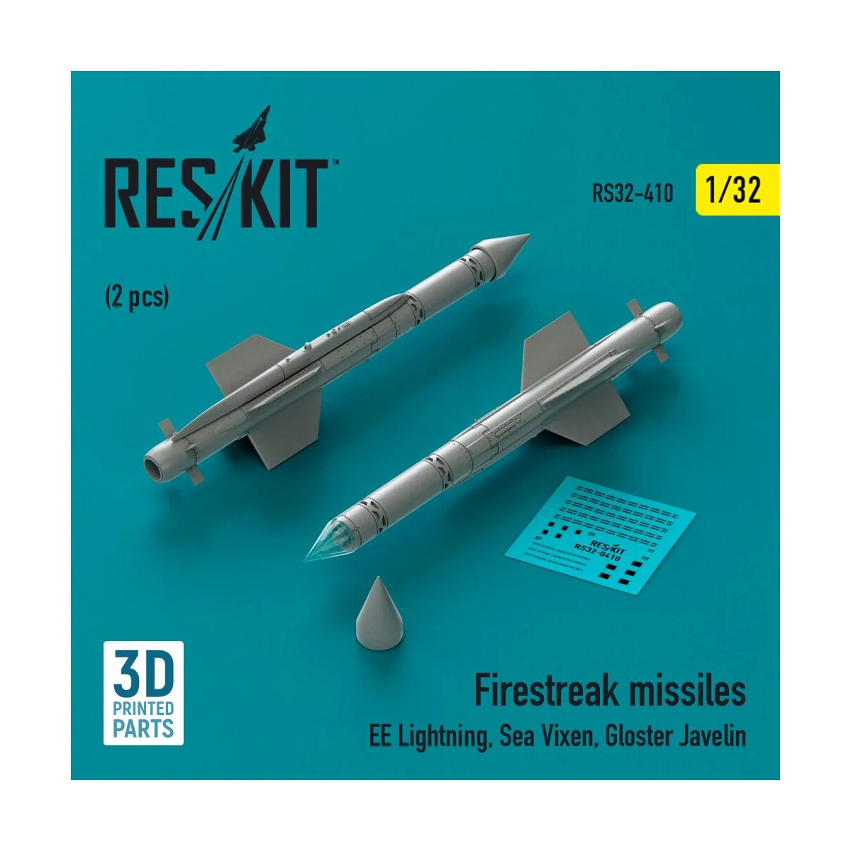 Firestreak missiles (2 pcs) (EE Lightning, Sea Vixen, Gloster Javel... Firestreak missiles (2 pcs) (EE Lightning, Sea Vixen, Gloster Javel...