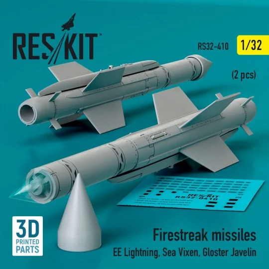Firestreak missiles (2 pcs) (EE Lightning, Sea Vixen, Gloster Javel... Firestreak missiles (2 pcs) (EE Lightning, Sea Vixen, Gloster Javel...