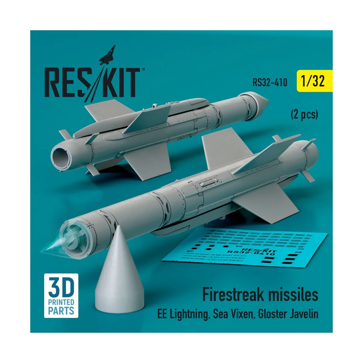 Firestreak missiles (2 pcs) (EE Lightning, Sea Vixen, Gloster Javel...