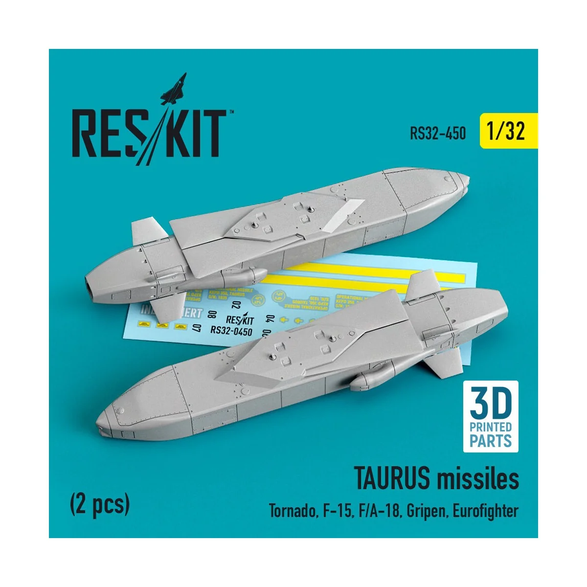 TAURUS missiles (2 pcs) (Tornado, F-15, F/A-18, Gripen, Eurofighter...