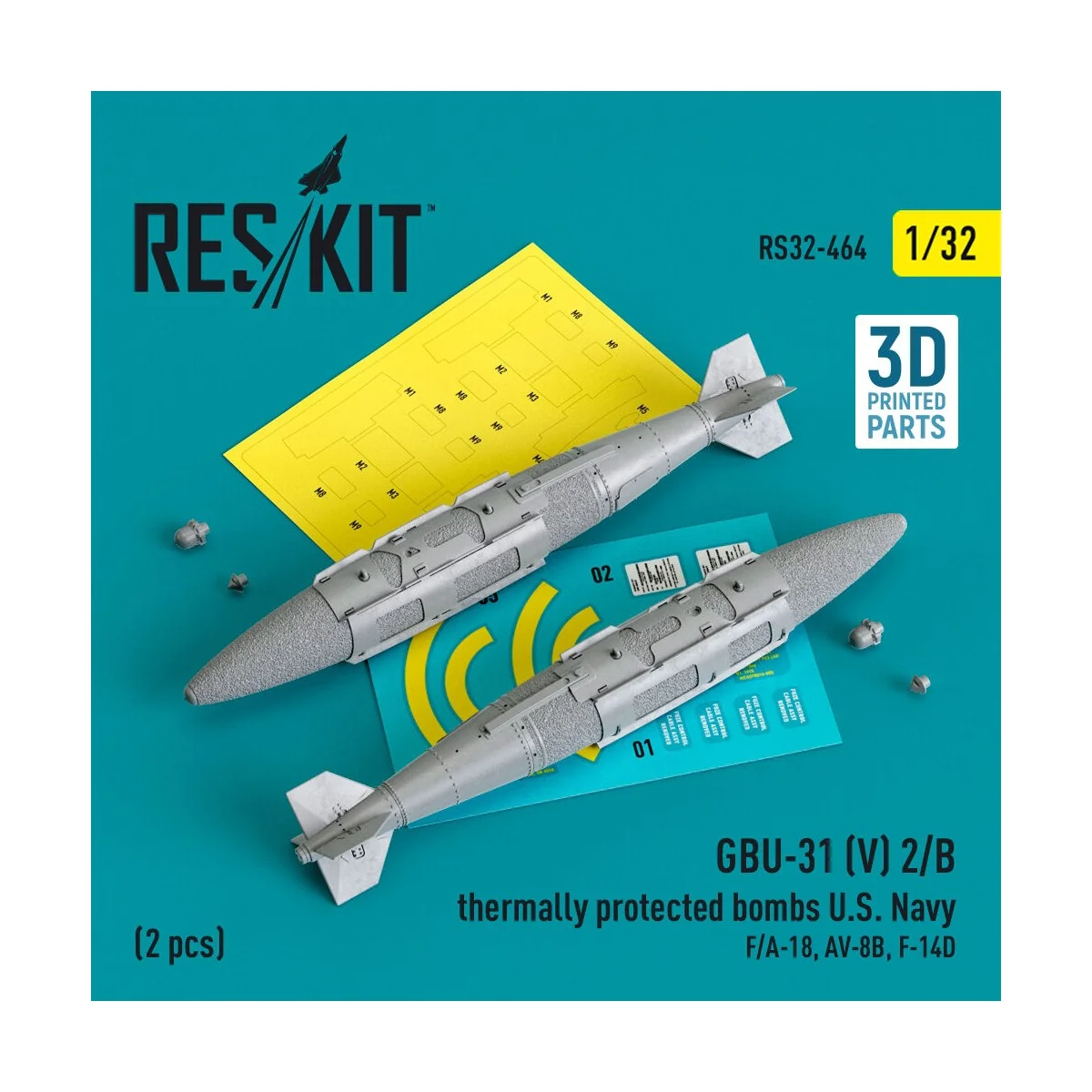 GBU-31 (V) 2/B thermally protected bombs U.S. Navy (2 pcs) (F/A-18,...