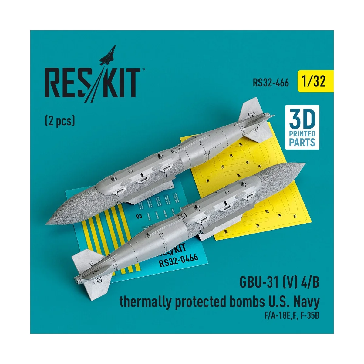 GBU-31 (V) 4/B thermally protected bombs U.S. Navy (2 pcs) (F/A-18E...