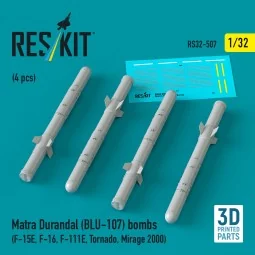 Matra Durandal (BLU-107) bombs (4 pcs) (F-15E, F-16, F-111E, Tornad...