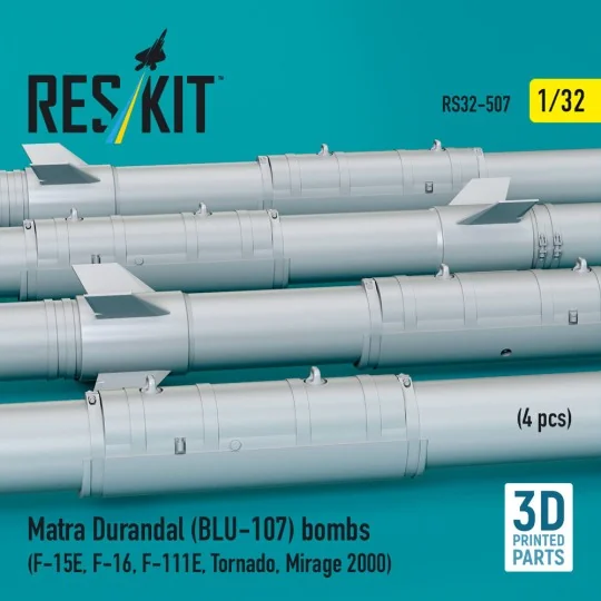 Matra Durandal (BLU-107) bombs (4 pcs) (F-15E, F-16, F-111E, Tornad... Matra Durandal (BLU-107) bombs (4 pcs) (F-15E, F-16, F-111E, Tornad...