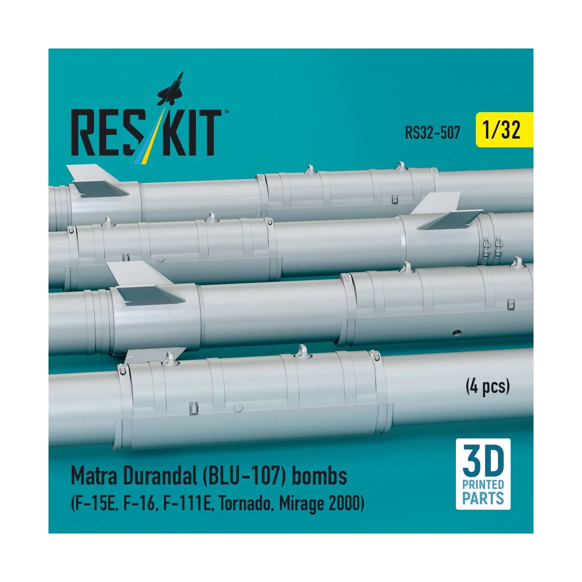 Matra Durandal (BLU-107) bombs (4 pcs) (F-15E, F-16, F-111E, Tornad... Matra Durandal (BLU-107) bombs (4 pcs) (F-15E, F-16, F-111E, Tornad...