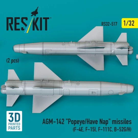 AGM-142 Popeye/Have Nap missiles (2 pcs) (F-4E, F-15I, F-111C, B-52...