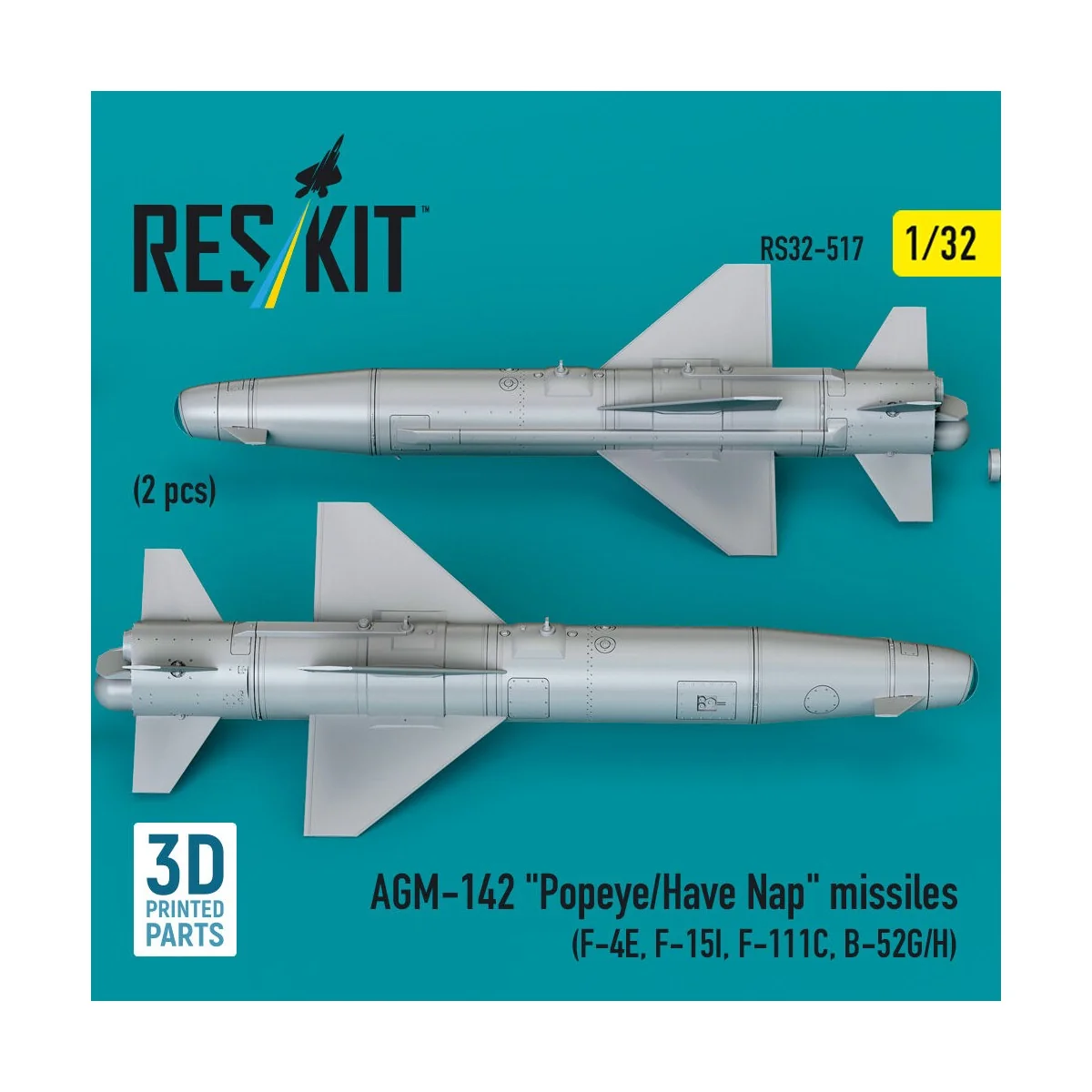 AGM-142 Popeye/Have Nap missiles (2 pcs) (F-4E, F-15I, F-111C, B-52...