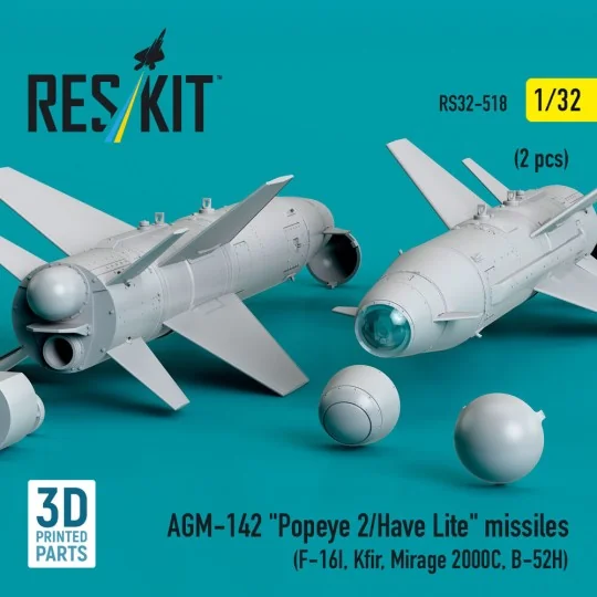 AGM-142 Popeye 2/Have Lite missiles (2 pcs) (F-16I, Kfir, Mirage 20... AGM-142 Popeye 2/Have Lite missiles (2 pcs) (F-16I, Kfir, Mirage 20...