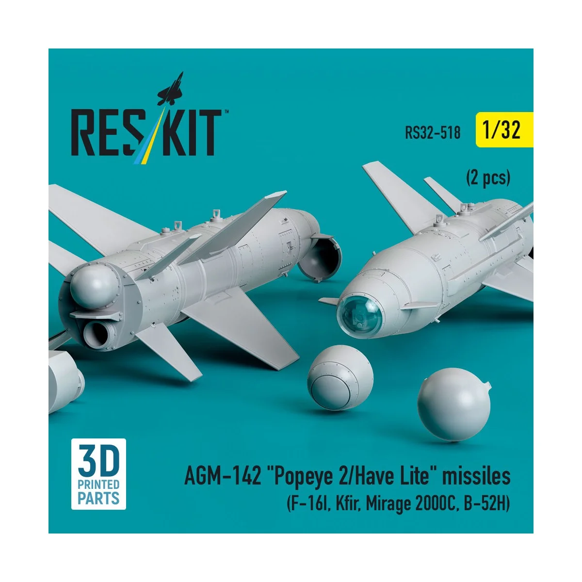 AGM-142 Popeye 2/Have Lite missiles (2 pcs) (F-16I, Kfir, Mirage 20... AGM-142 Popeye 2/Have Lite missiles (2 pcs) (F-16I, Kfir, Mirage 20...